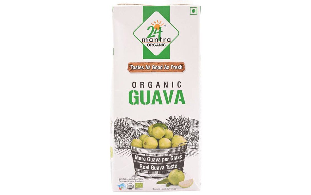 24 Mantra Organic Guava    Tetra Pack  1 litre
